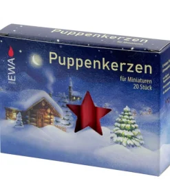 20 Bougies Anniversaire, Puppenkerzen 10 Mm