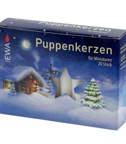 20 Bougies Anniversaire, Puppenkerzen 10 Mm