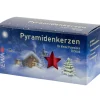 50 Bougies De Noël Pour Pyramide, Pyramidenkerzen 14 Mm