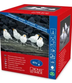 5 Oiseaux Lumineux A Led