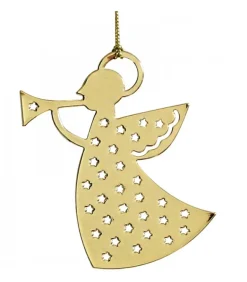 Ange Dore Et Trompette, Déco Sapin Design A Suspendre
