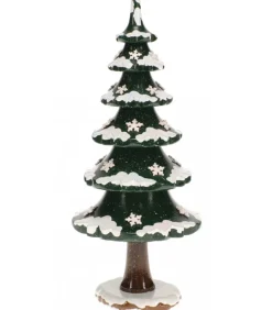 Arbre D'Hiver Avec Cristaux De Neige - Village De Noël Miniature