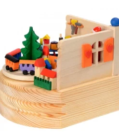 Boite A Musique Bois, Atelier Du Père Noël