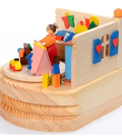 Boite A Musique Bois, L'Heure Du Coucher