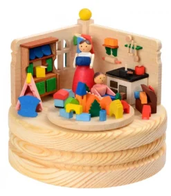 Boite A Musique En Bois, Jeux D'Enfant