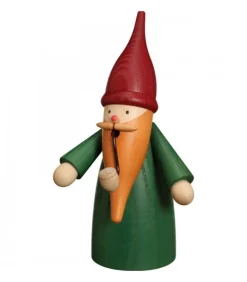 Bonhomme Fumeur Père Noël Manteau Vert