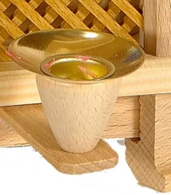 Bougeoir De Rechange En Laiton Pour Pyramide A Bougies 17 Mm