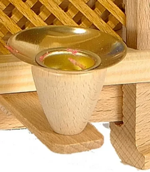 Bougeoir De Rechange En Laiton Pour Pyramide A Bougies 17 Mm