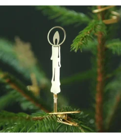 Bougie A Clipser Sur Le Sapin De Noël