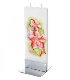 Bougie Décorative Poinsettia