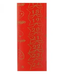 Bougie De L'Avent Graduee, 25 Cm