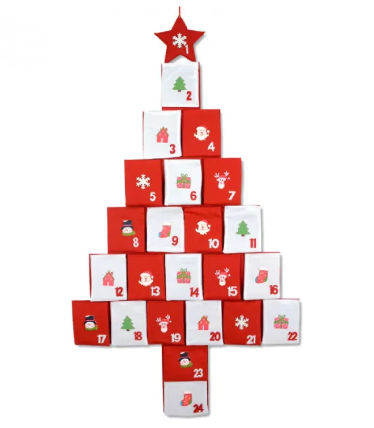 Calendrier De L'Avent Pour Enfant Forme Sapin