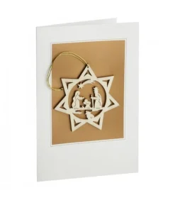 Carte De Voeux Avec Motif Nativite