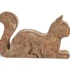 Chat En Bois Allonge, 6 Cm