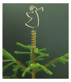 Cimier De Sapin Ange Dore