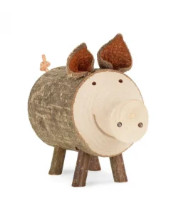 Cochon En Bois, 5,5 Cm