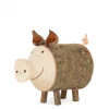 Cochon En Bois, 4 Cm