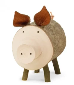 Cochon En Bois, 7 Cm