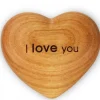 Coeur En Bois, I Love You, 6 Cm