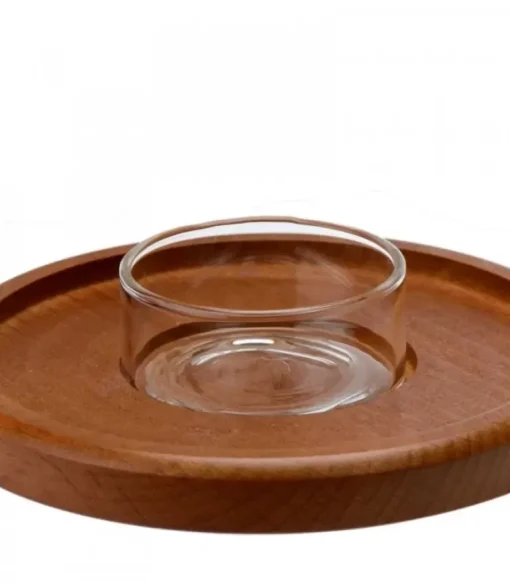 Coupelle En Verre Transparent De Rechange Pour Photophores Et Bougeoirs