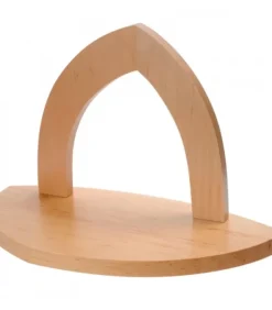 Crèche De Noël Vide A Fabriquer En Bois, 20 Cm