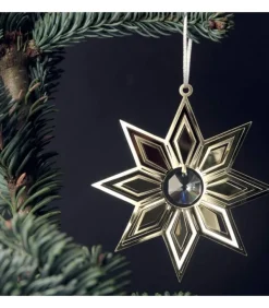 Déco Sapin De Noël Design, Etoile Avec Cristal