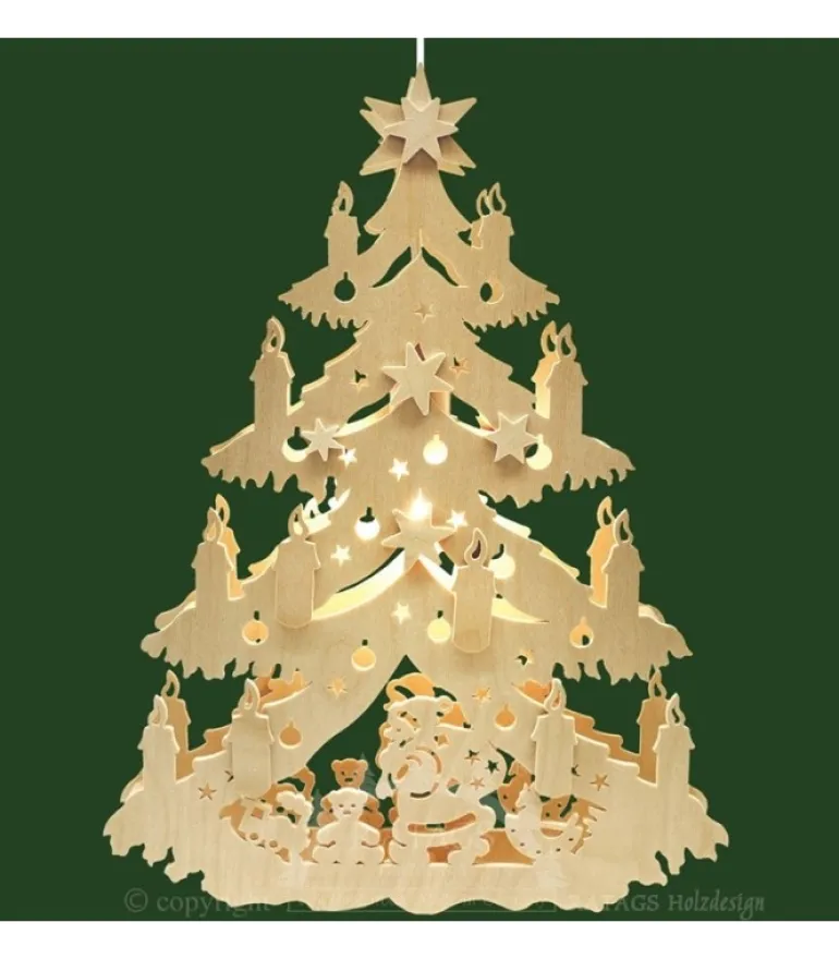 Décoration De Noël Pour Chambre D'Enfant, Sapin Electrique A Suspendre