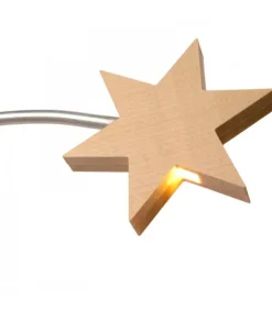 Etoile De Noël Electrique A Led Sur Socle, 21 Cm