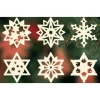 Etoiles En Bois. Déco Sapin De Noël, 6 Motifs Differents - N° 7