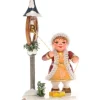 Fillette Et La Clochette De Noël - Village De Noël Miniature