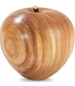Fruit En Bois, Grande Pomme, 9 Cm
