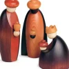 Grands Personnages Crèche De Noël 17 Cm : Trois Rois Mages