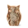 Hibou En Bois D'Ecorce, 6,5 Cm