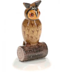 Hibou, Village De Noël Miniature