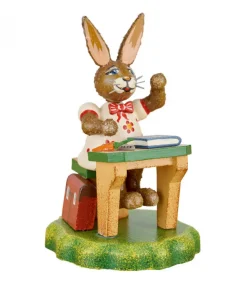 Lapin De Paques En Bois Ecolier Assidu