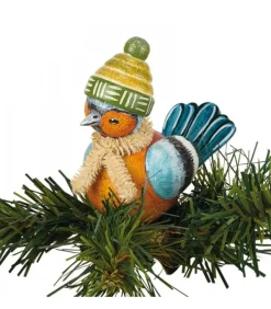 Oiseau Décoratif A Clipser Sur Branche, Pinson