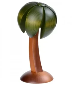 Palmier En Bois Décoratif Pour Crèche De Noël, 22 Cm