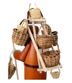 Personnage Brule-Encens Vendeur De Paniers