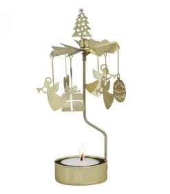 Photophore De Noël Cadeaux Or