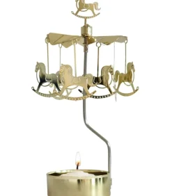 Photophore De Noël Cheval A Bascule