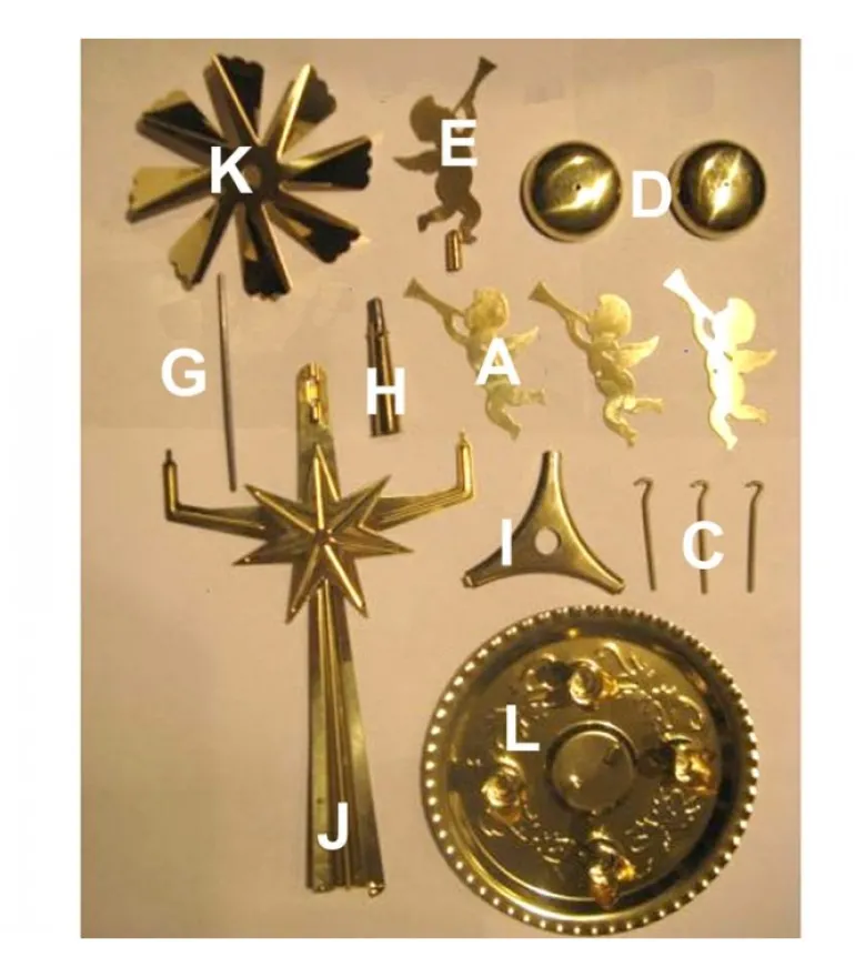 Pièces De Rechanges Pour Carillon Dore