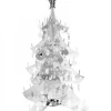 Sapin De Noël Design, Metal Argente, 12 Cm