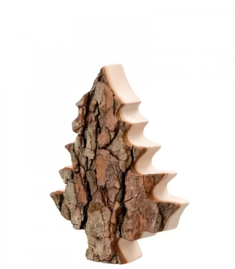 Sapin En Bois Déco En Ecorce 12 Cm