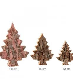 Sapin En Bois Déco En Ecorce 20 Cm