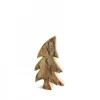 Sapin En Bois, Forme Penchee 9 Cm