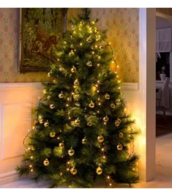 Voile Guirlande Pour Sapin De Noël, 250 Diodes Led